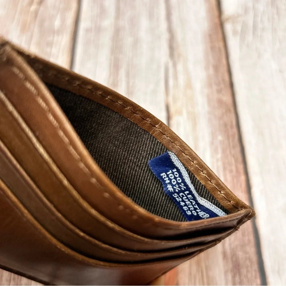 Brown Genuine Leather Card Holder